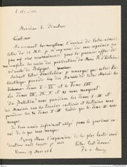 k.k. naturhistorisches Hofmuseum, Intendanzakten 1885-1896 (Hauer), Aktenzahl Z.165.a/1886, Seite 1